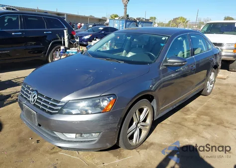 2012 Volkswagen Passat 2.0L Tdi Sel Premium from USA, damaged, VIN 1VWCN7A36CC010239